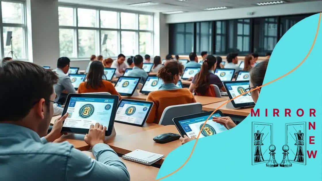 Benefits of blockchain in education