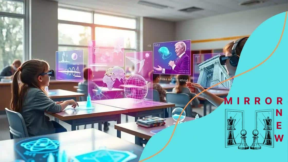 Real-world applications of AR for learning