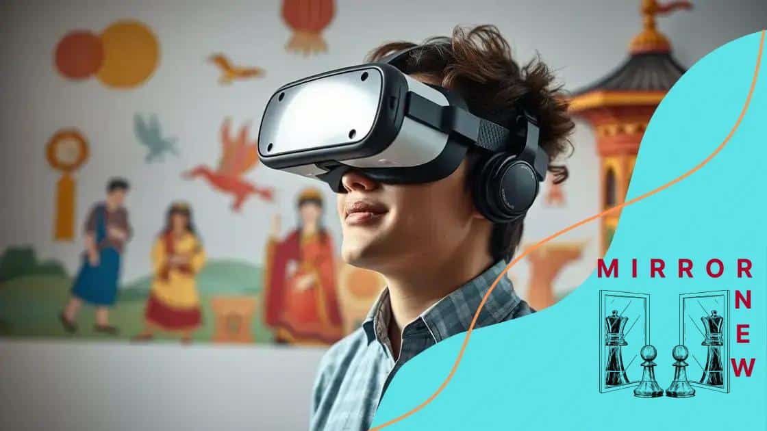 Enhancing cultural understanding through VR