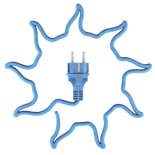 Graphic illustration showing a cross-section of a defective charger with highlighted areas of malfunction, such as exposed wires and a glowing hot spot.
