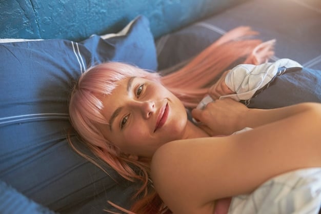 A serene image of a person sleeping peacefully in a comfortable bed, perhaps with soft lighting. The scene emphasizes rest and tranquility, highlighting the importance of quality sleep for overall health.